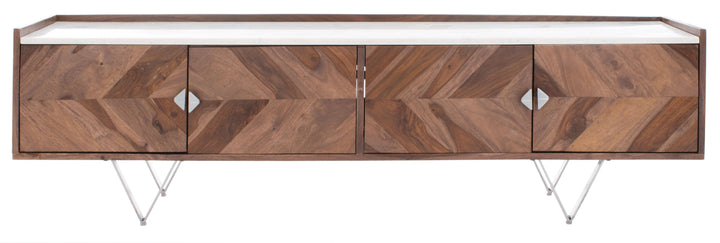 American Home Furniture Safavieh Couture Cora Rose Marble Tv Stand