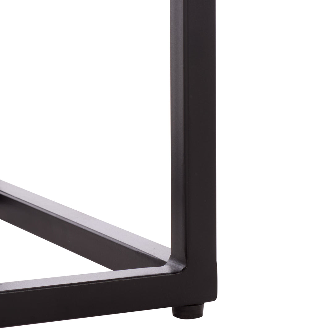 American Home Furniture Safavieh Couture Macklyn Square Marble Top Accent Table