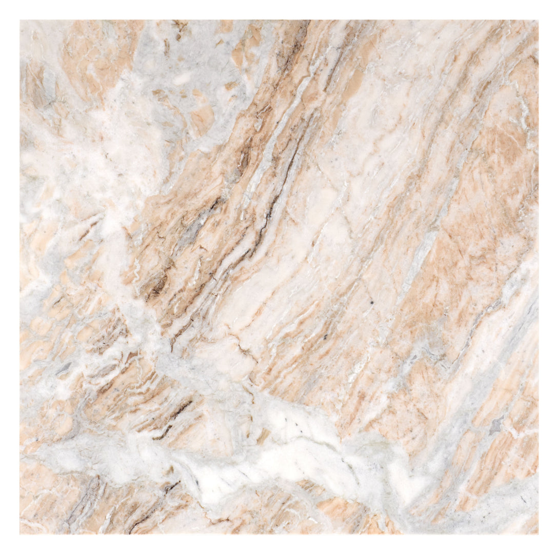 American Home Furniture Safavieh Couture Macklyn Square Marble Top Coffee Table