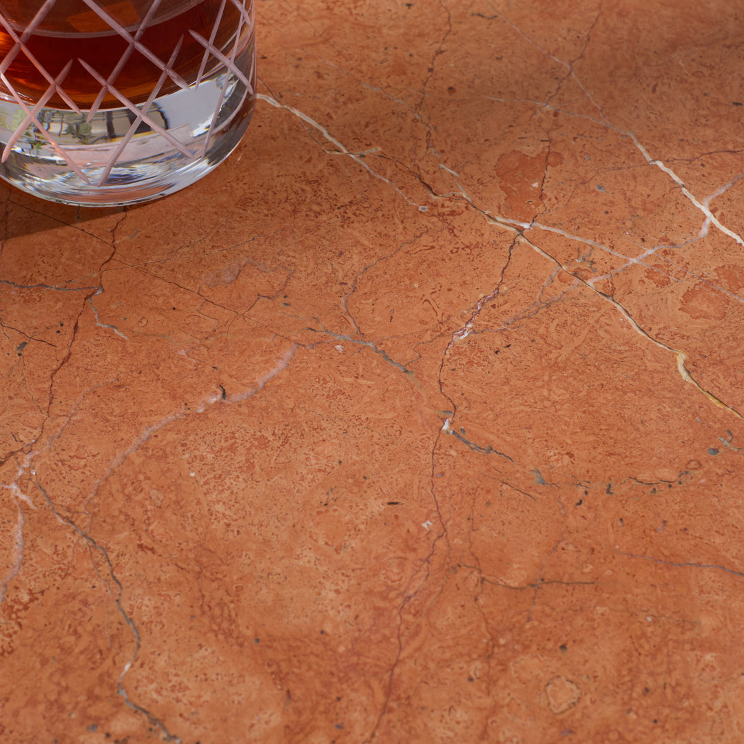 American Home Furniture Safavieh Couture Bellatressa Square Marble Top Accent Table