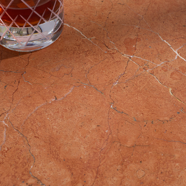 American Home Furniture Safavieh Couture Bellatressa Square Marble Top Accent Table