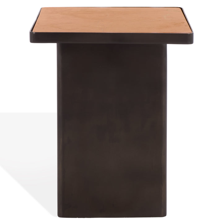 American Home Furniture Safavieh Couture Bellatressa Square Marble Top Accent Table