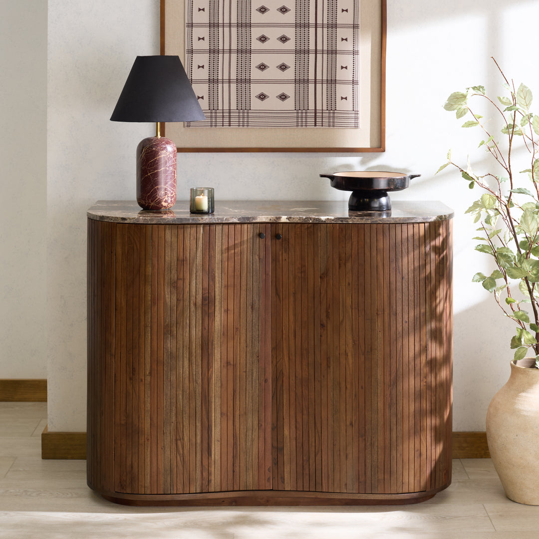 American Home Furniture Safavieh Couture Jamilah Marble Top Chest