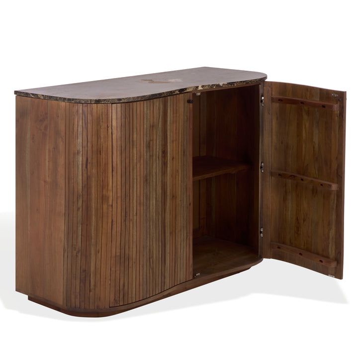 American Home Furniture Safavieh Couture Jamilah Marble Top Chest