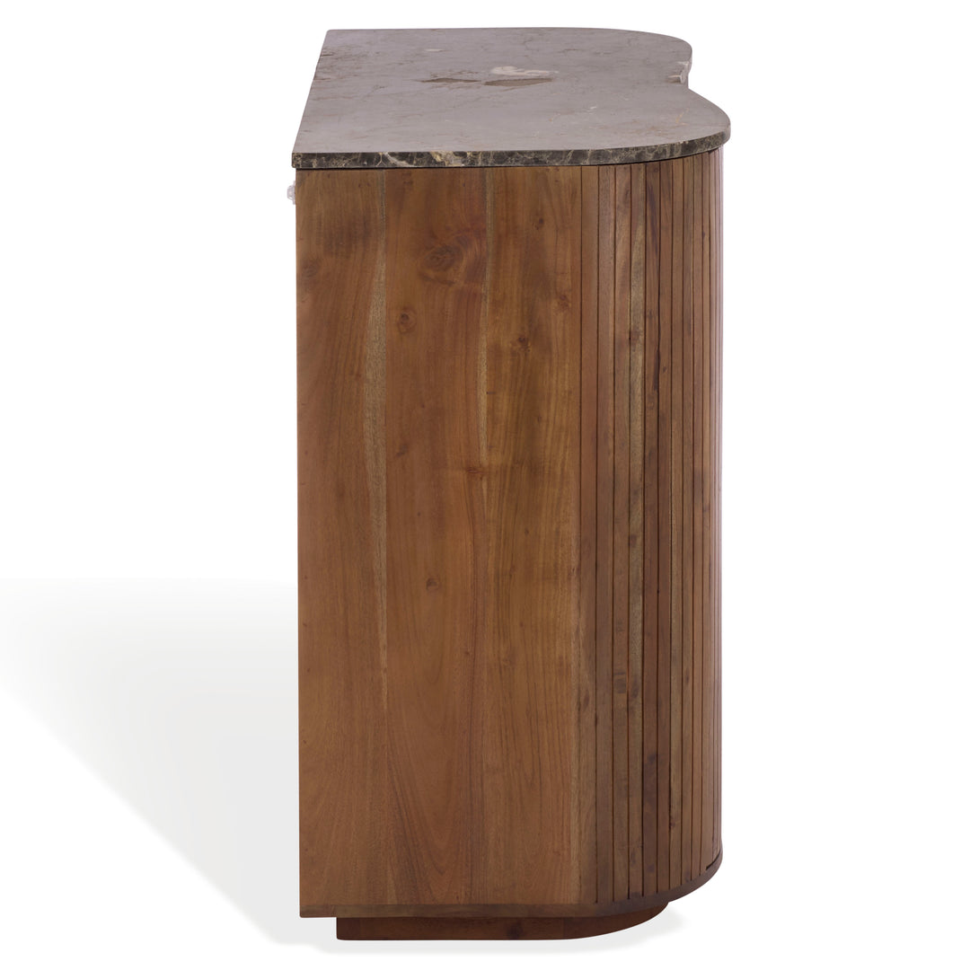 American Home Furniture Safavieh Couture Jamilah Marble Top Chest