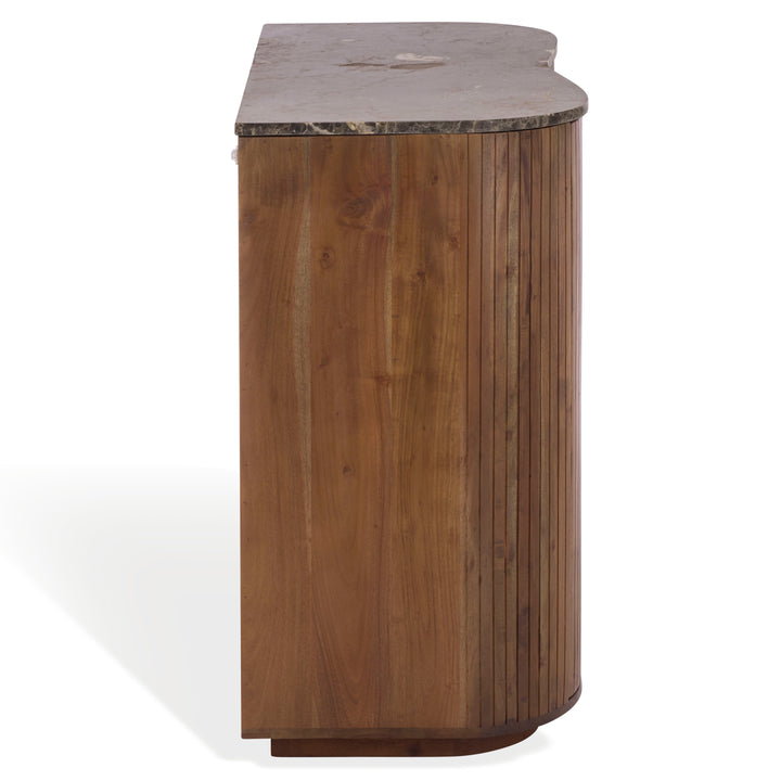 American Home Furniture Safavieh Couture Jamilah Marble Top Chest