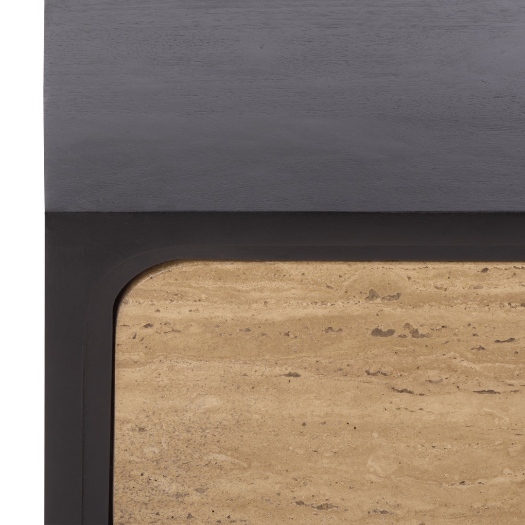 Safavieh Couture Halcyon Travertine Nightstand