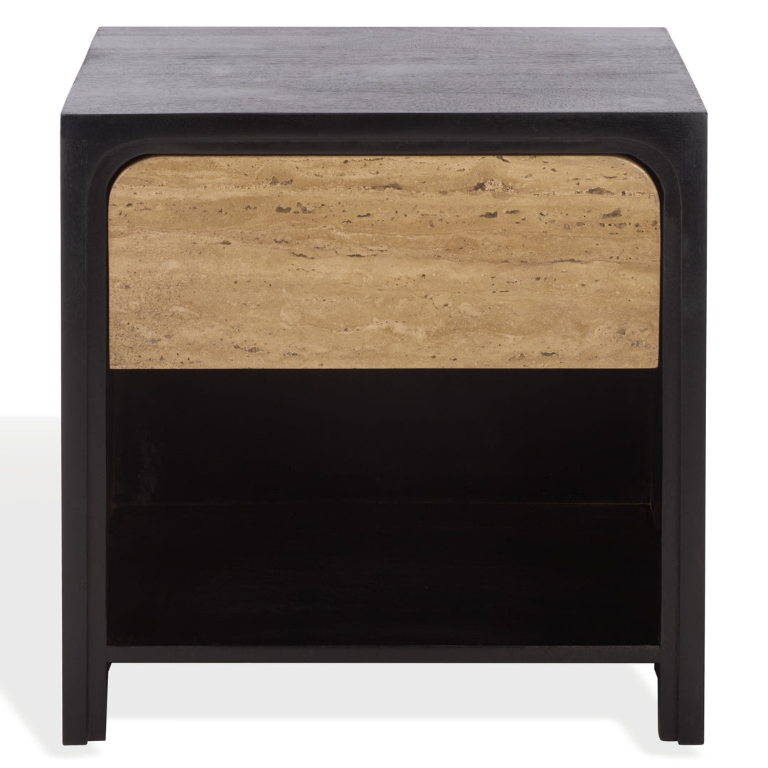 Safavieh Couture Halcyon Travertine Nightstand