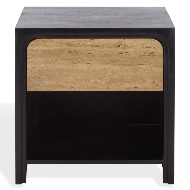 Safavieh Couture Halcyon Travertine Nightstand