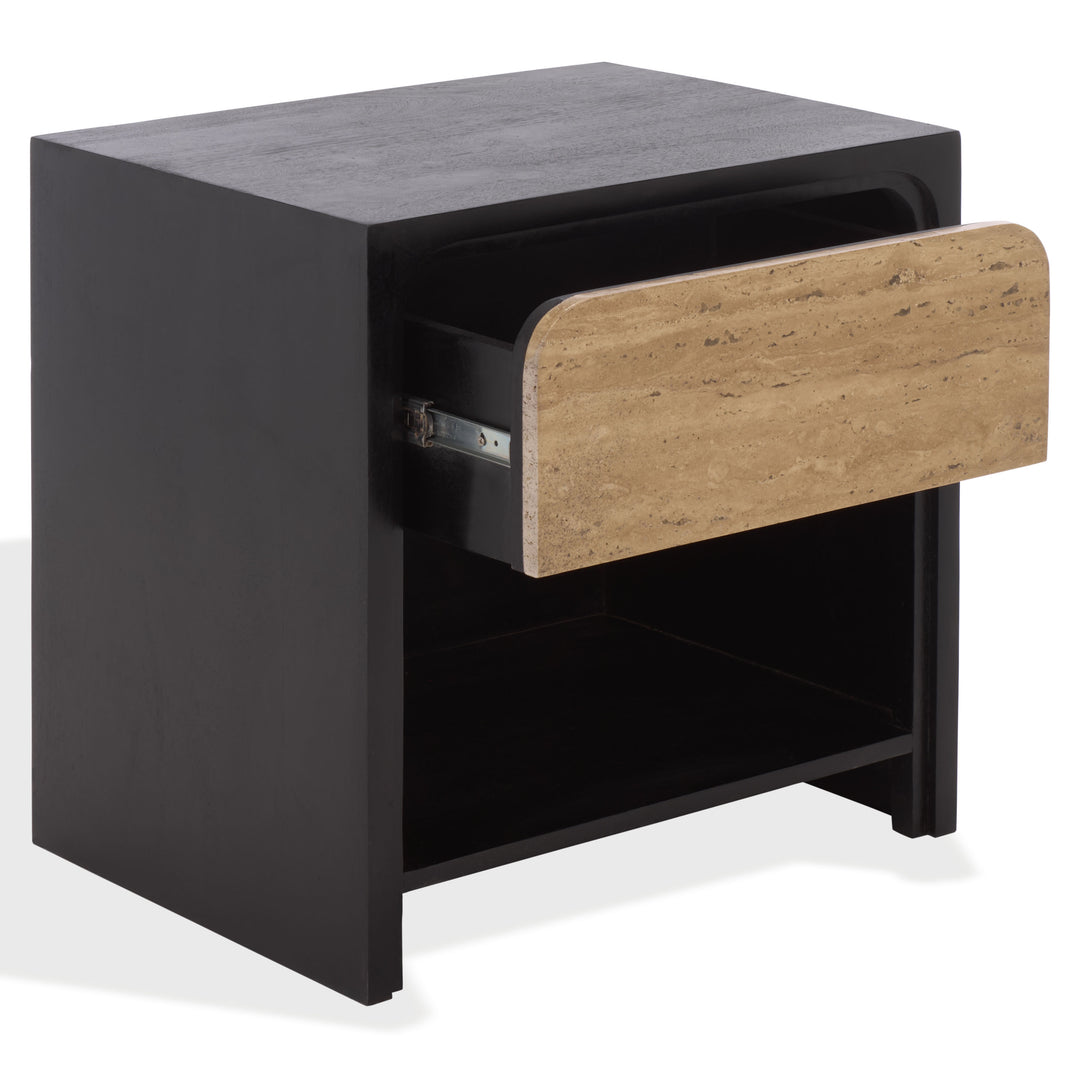 Safavieh Couture Halcyon Travertine Nightstand