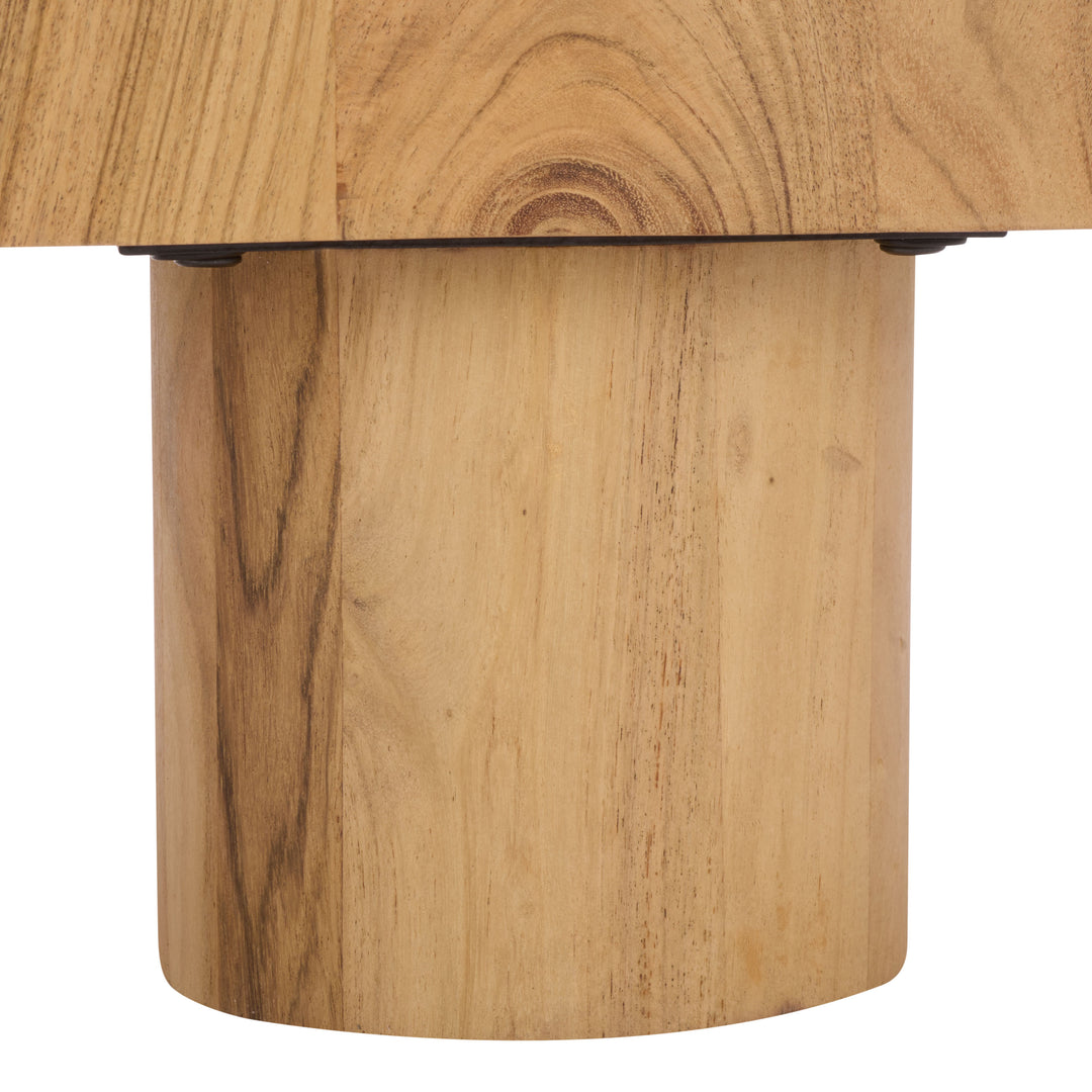 American Home Furniture Safavieh Couture Ashlietta Travertine Top Sideboard