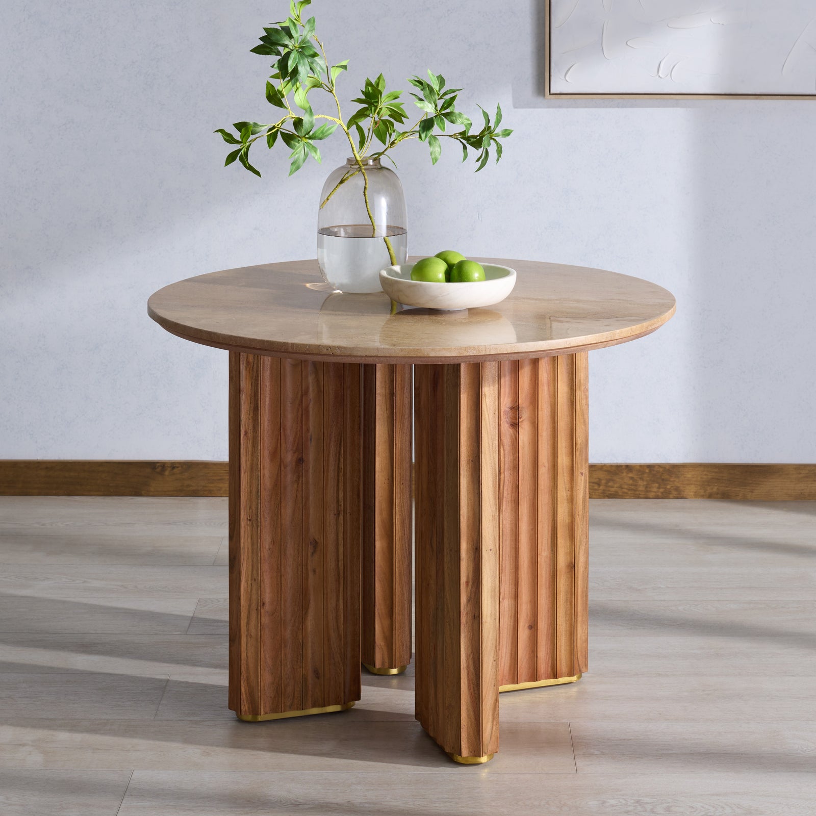 Safavieh Couture Irine Travertine Dining Table