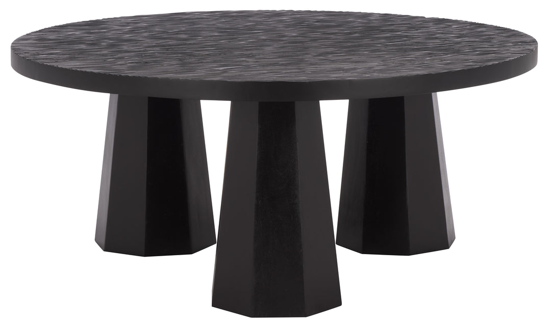 American Home Furniture Safavieh Couture Petraclara Wood 3 Leg Coffee Table