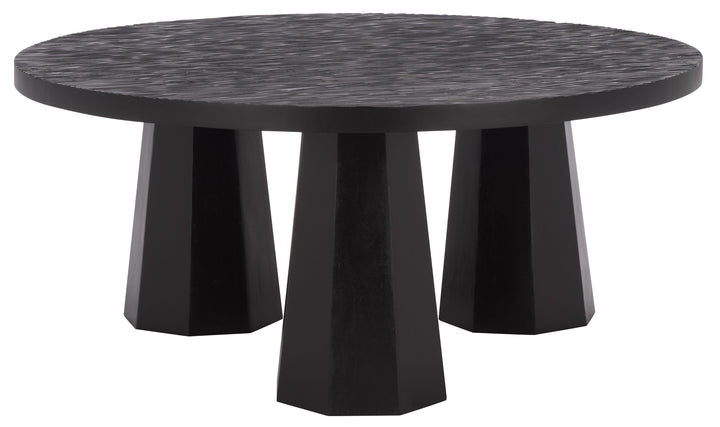 American Home Furniture Safavieh Couture Petraclara Wood 3 Leg Coffee Table