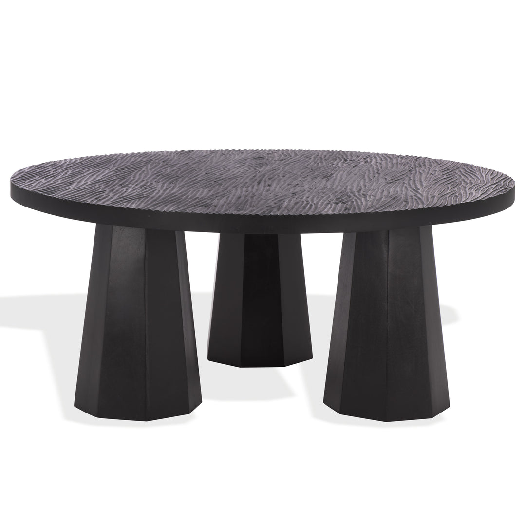 American Home Furniture Safavieh Couture Petraclara Wood 3 Leg Coffee Table