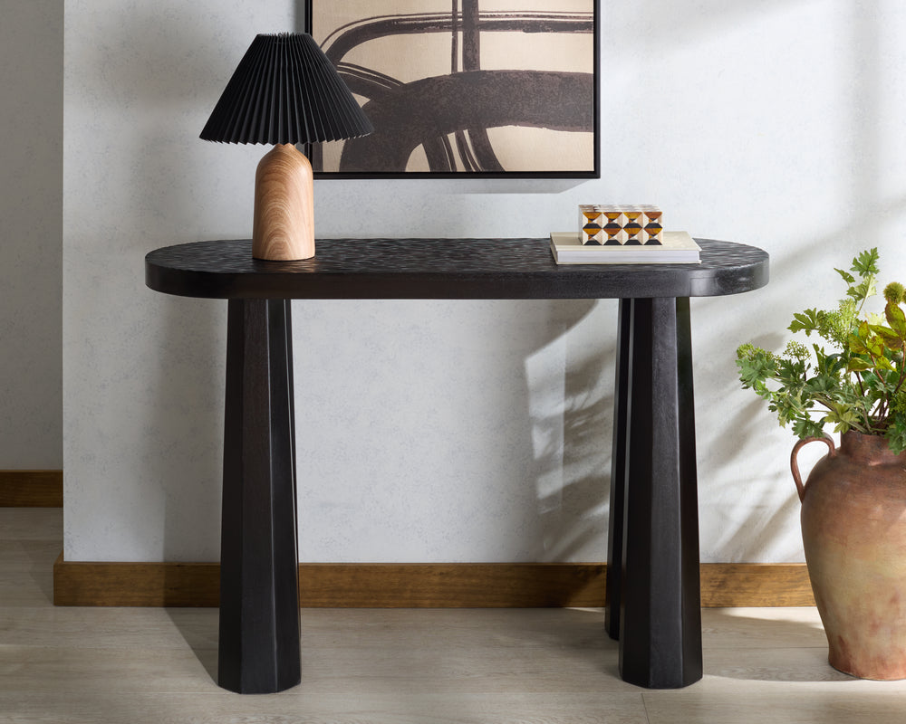 American Home Furniture Safavieh Couture Petraclara Wood Console Table