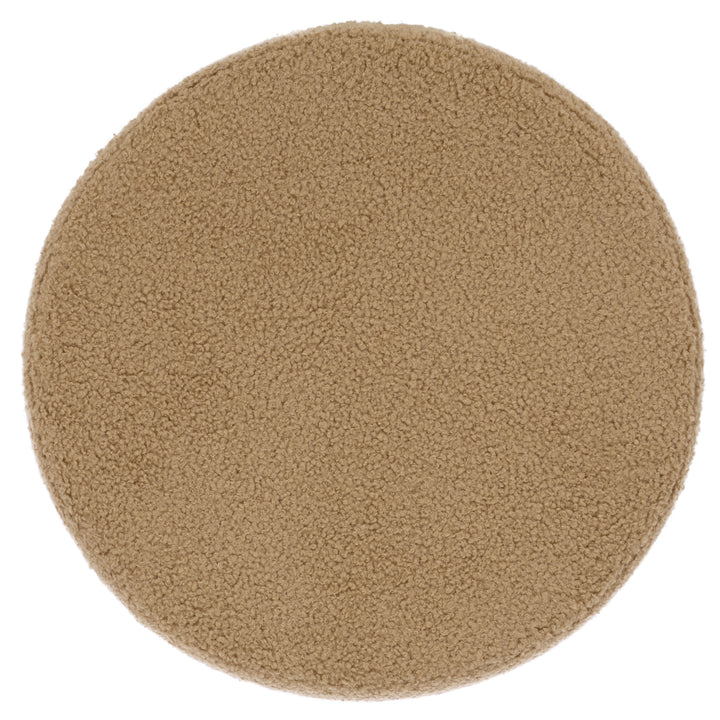 American Home Furniture Safavieh Couture Aubrie Teddy Fabric Ottoman