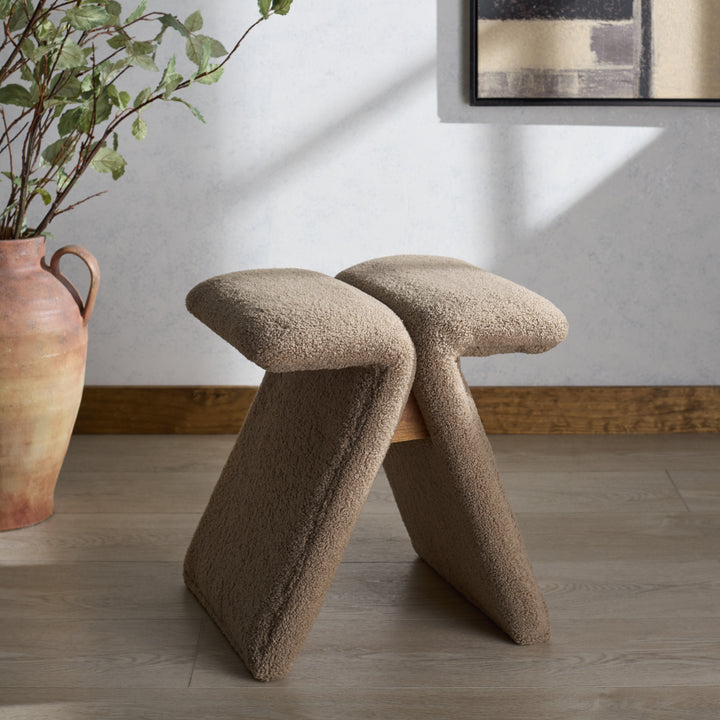 17"W x 15.7"D x 18.1"H / Dark Brown