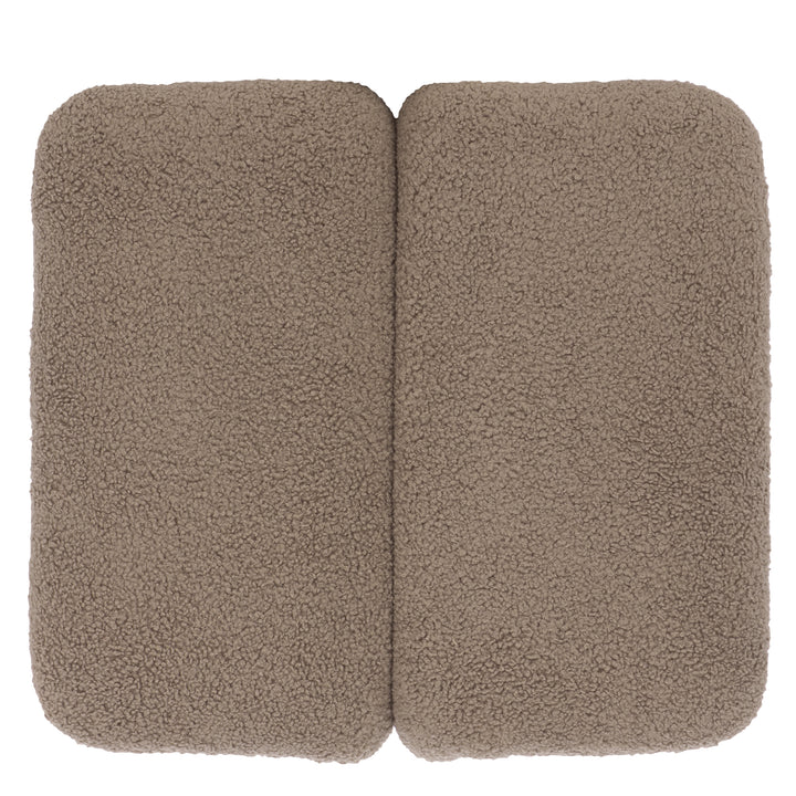 17"W x 15.7"D x 18.1"H / Dark Brown