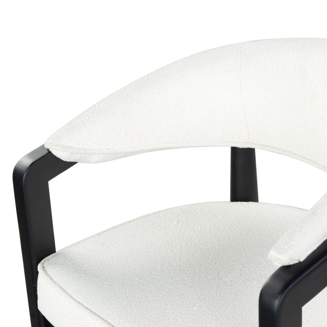 American Home Furniture | Safavieh Couture - PEGGY BOUCLE DINING CHAIR