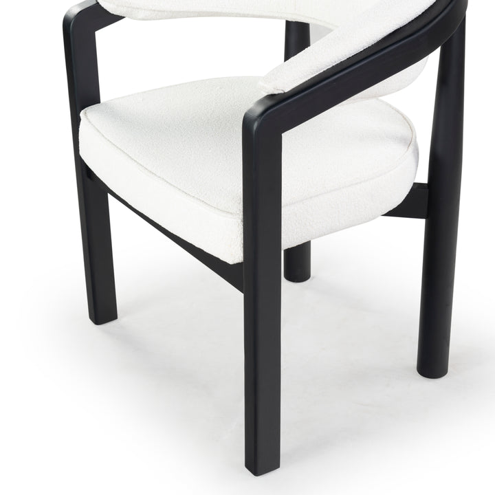 American Home Furniture | Safavieh Couture - PEGGY BOUCLE DINING CHAIR