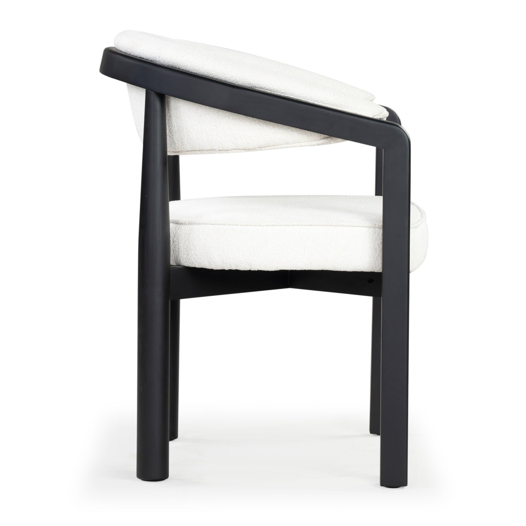 American Home Furniture | Safavieh Couture - PEGGY BOUCLE DINING CHAIR