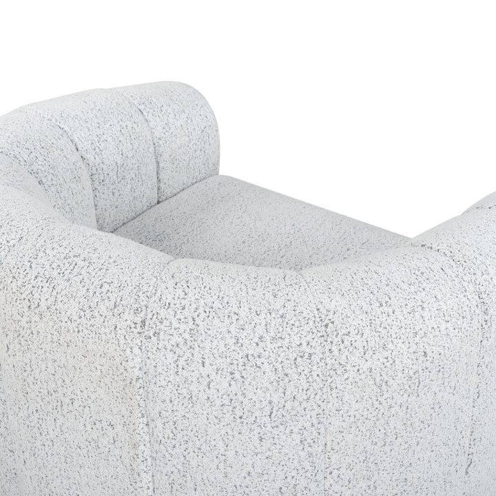 American Home Furniture | Safavieh Couture - DEMETRI BOUCLE SWIVEL CHAIR