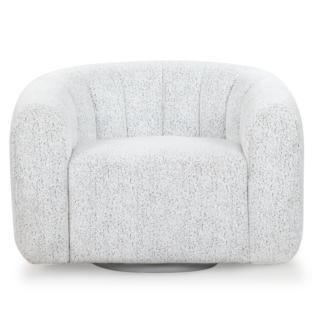 American Home Furniture | Safavieh Couture - DEMETRI BOUCLE SWIVEL CHAIR