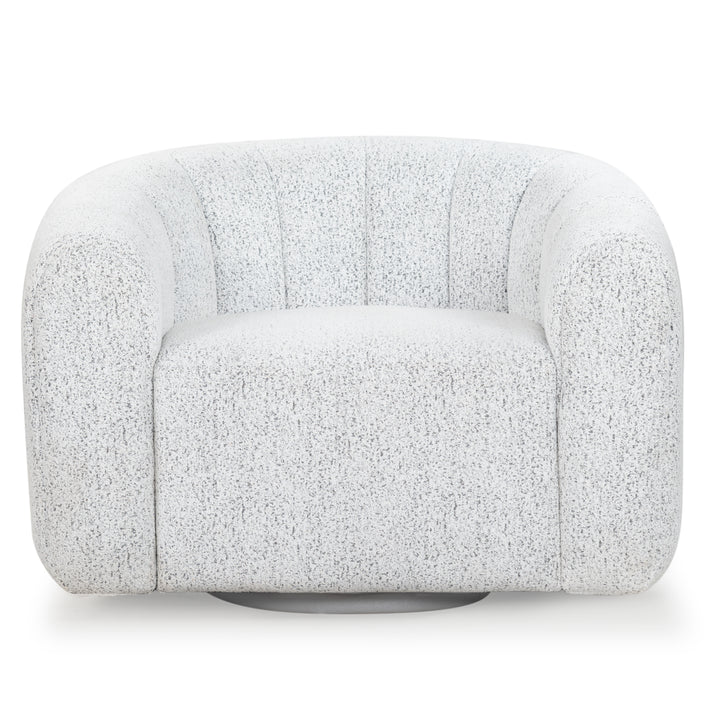 American Home Furniture | Safavieh Couture - DEMETRI BOUCLE SWIVEL CHAIR