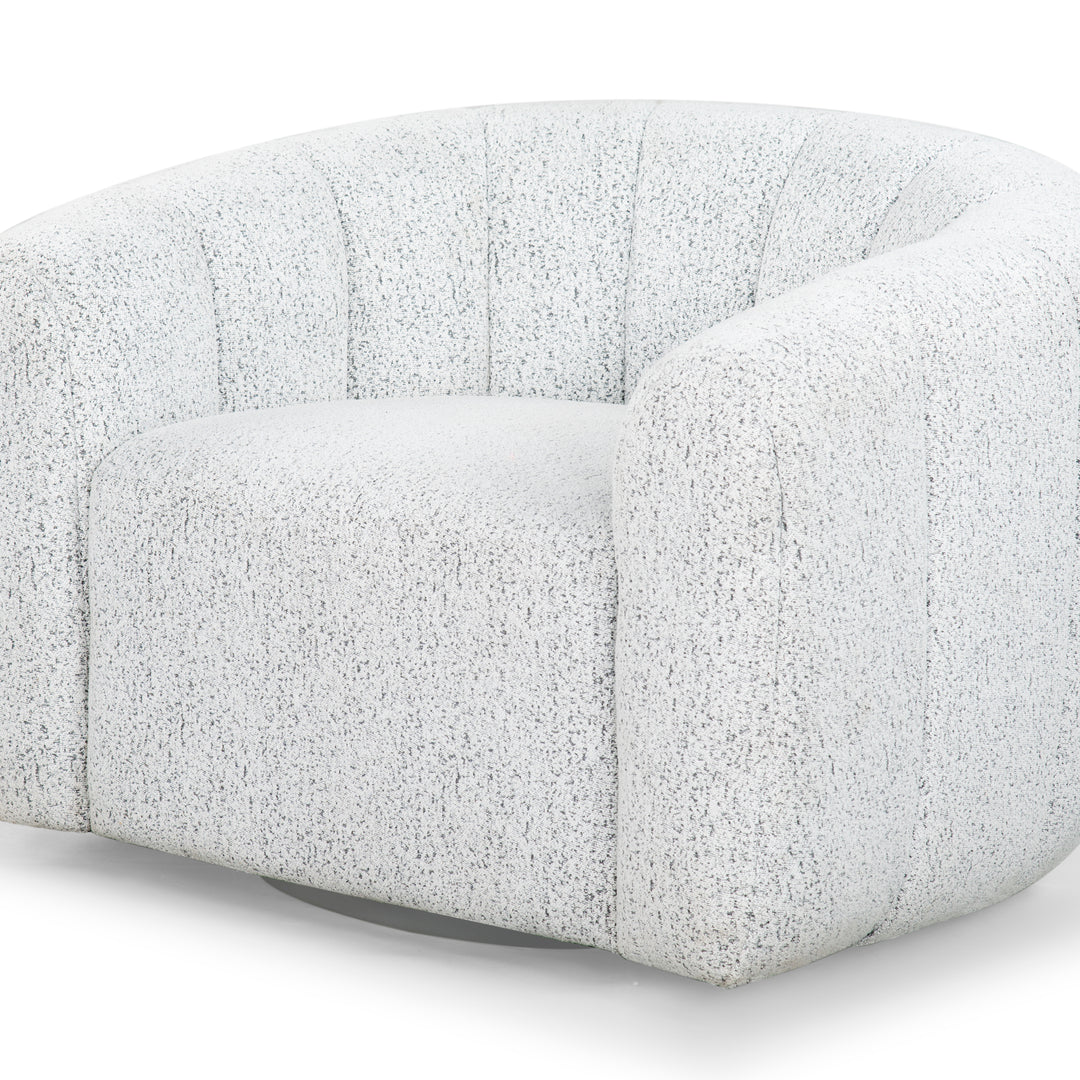 American Home Furniture | Safavieh Couture - DEMETRI BOUCLE SWIVEL CHAIR