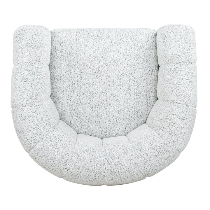 American Home Furniture | Safavieh Couture - DEMETRI BOUCLE SWIVEL CHAIR