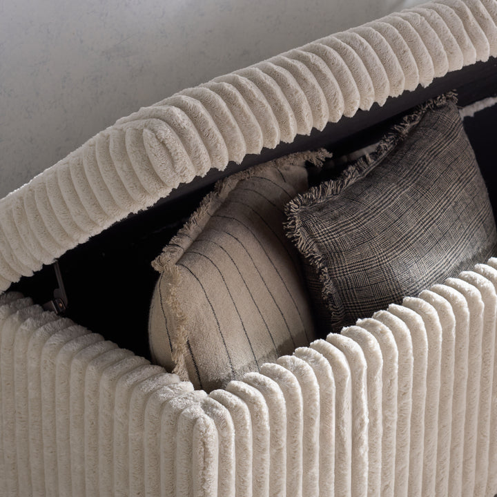 54.5"W x 20.5"D x 19"H / Ivory