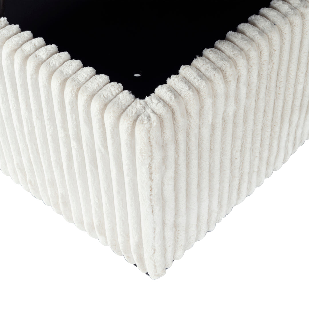 54.5"W x 20.5"D x 19"H / Ivory