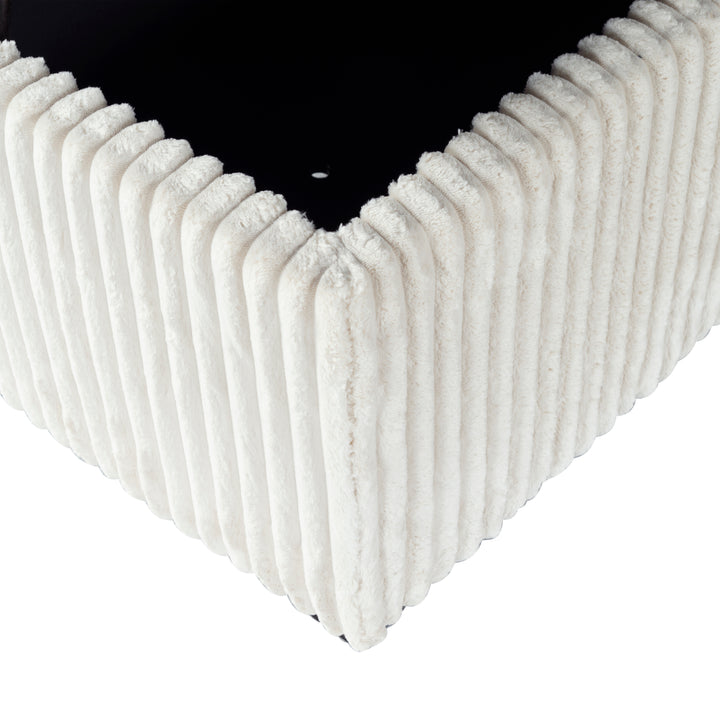 54.5"W x 20.5"D x 19"H / Ivory