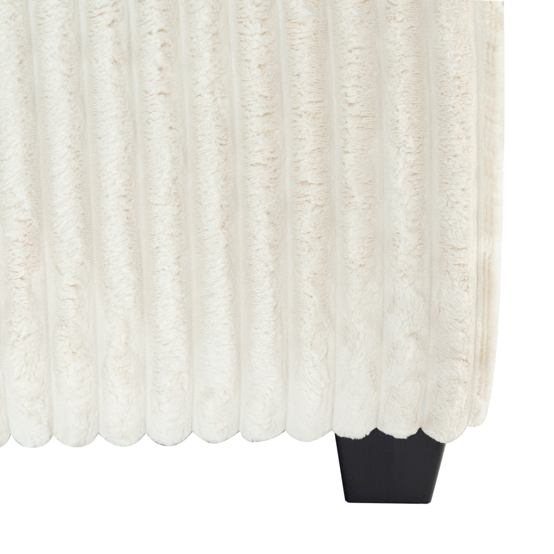 54.5"W x 20.5"D x 19"H / Ivory