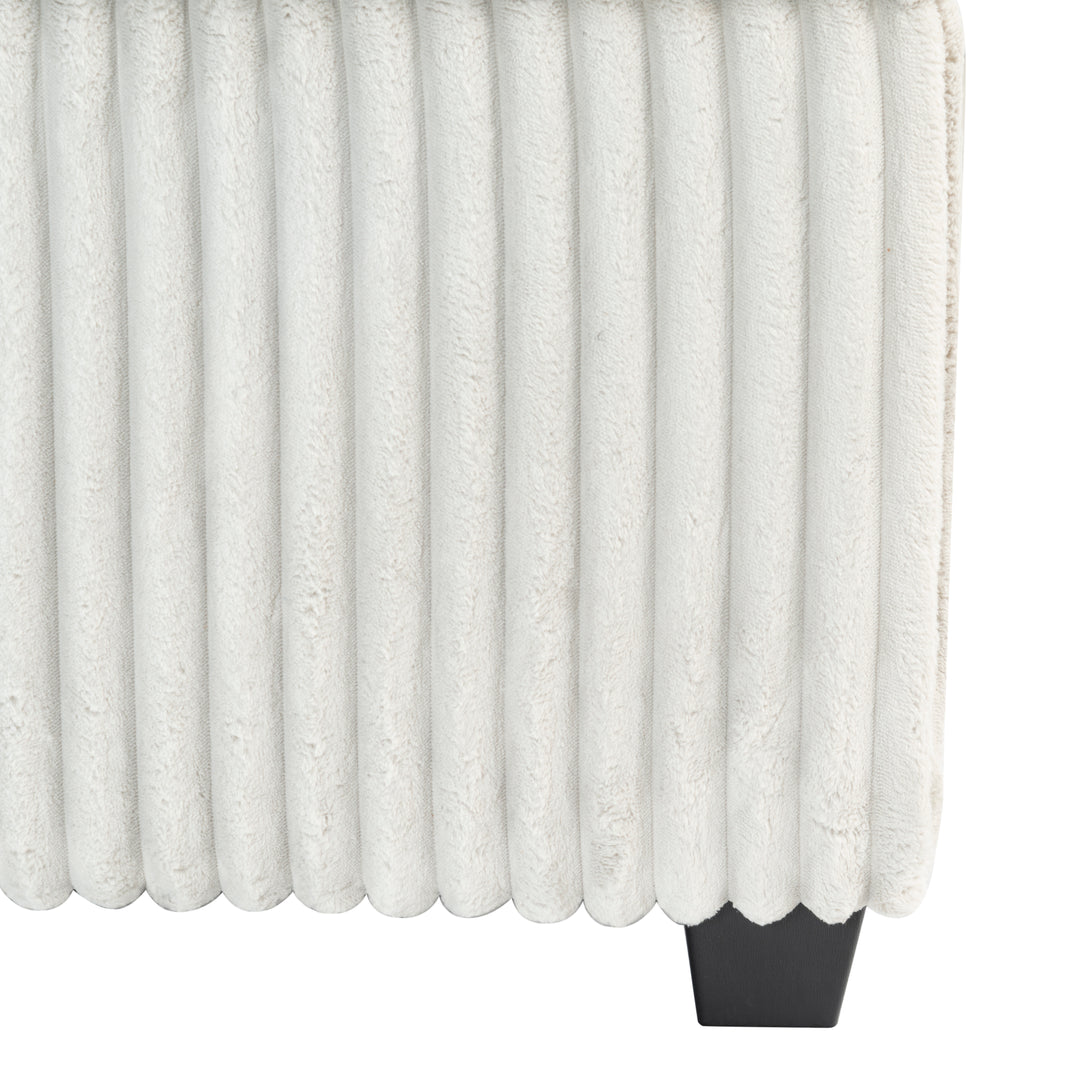 54.5"W x 20.5"D x 19"H / Grey