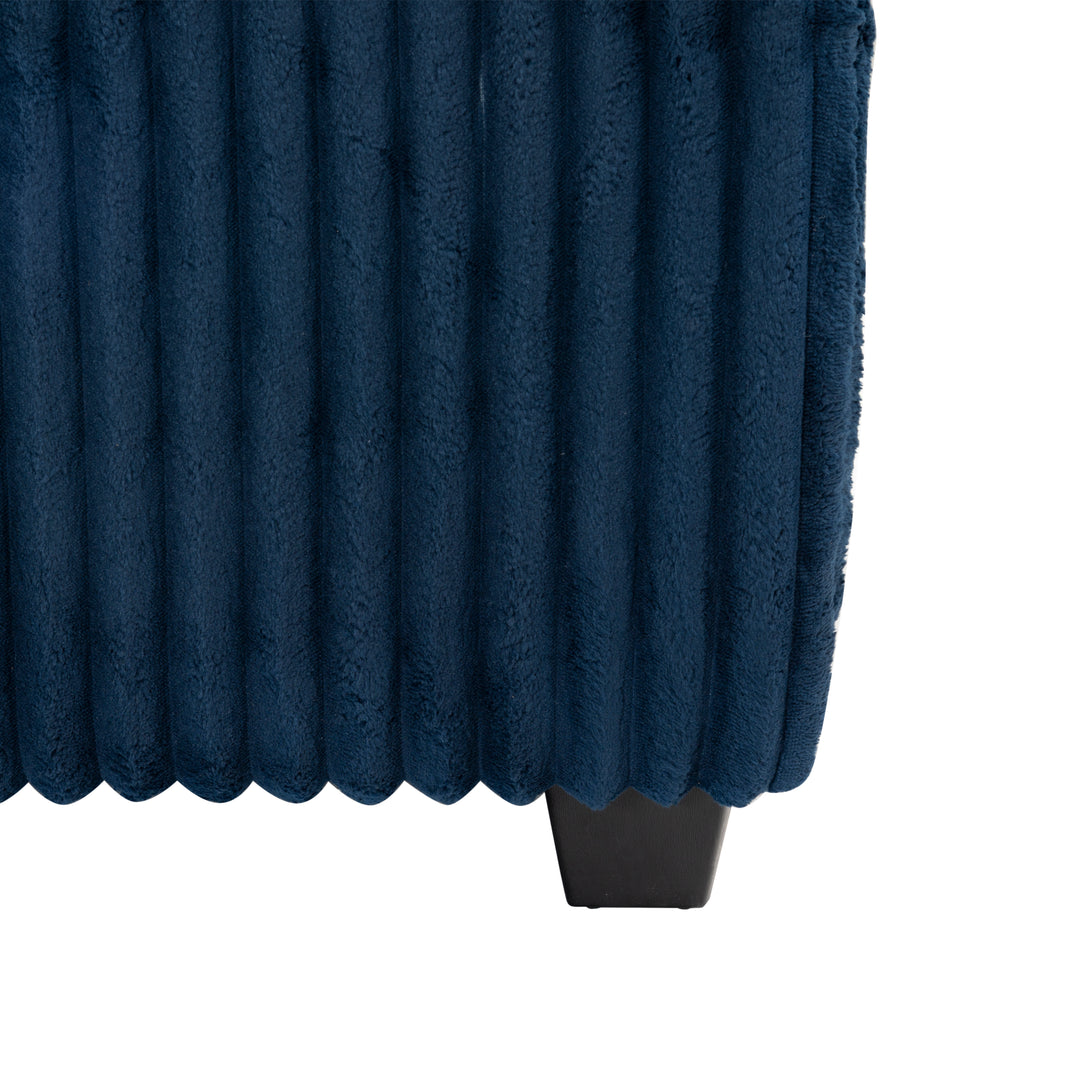 54.5"W x 20.5"D x 19"H / Navy