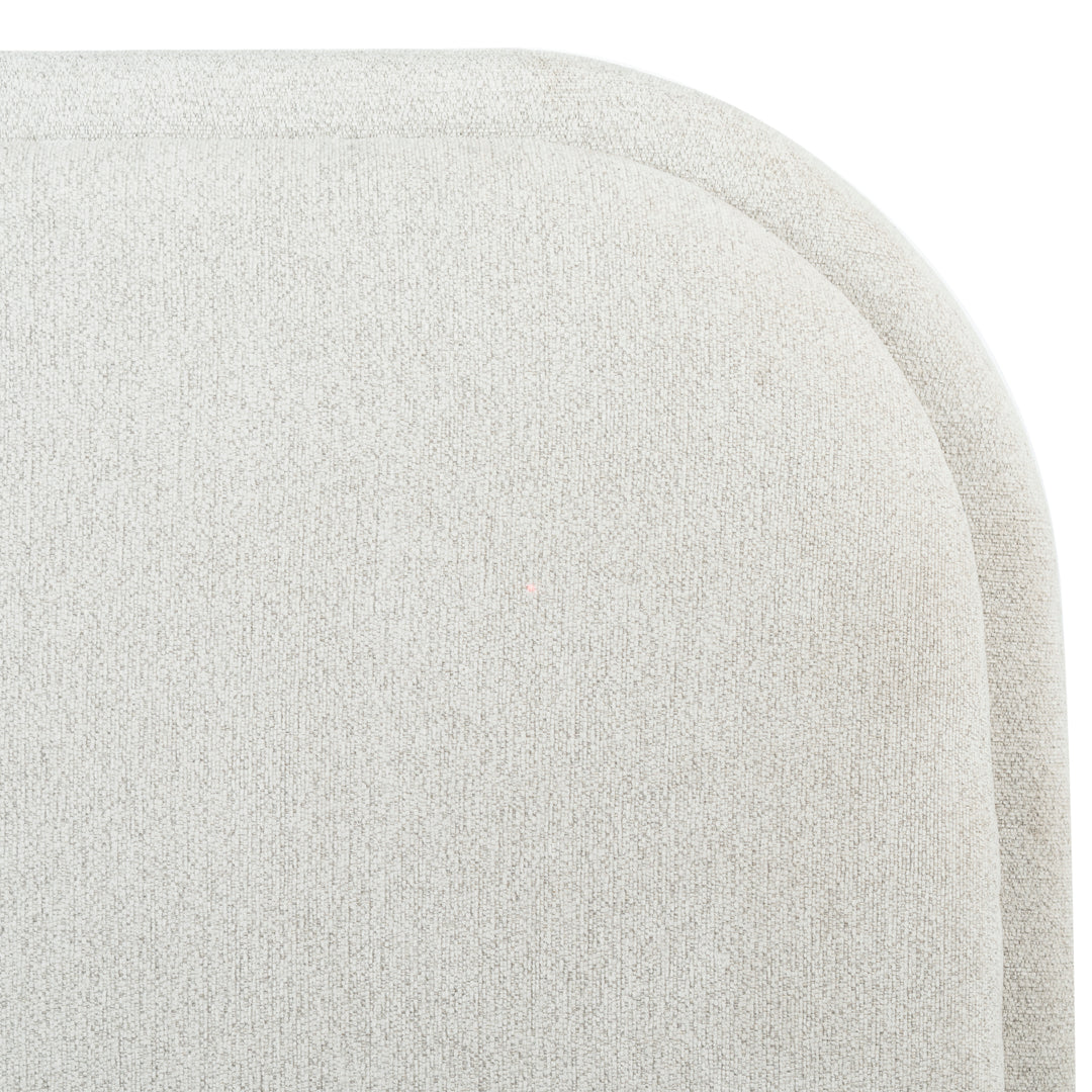 95"W x 81.8"D x 45"H / Beige/Walnut