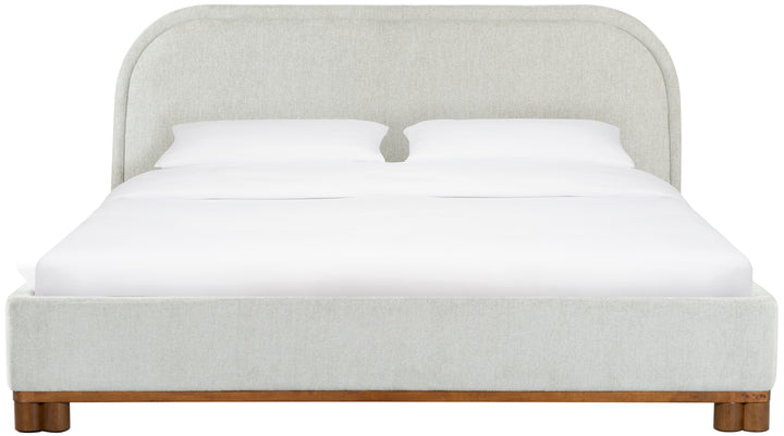 95"W x 81.8"D x 45"H / Grey/Walnut