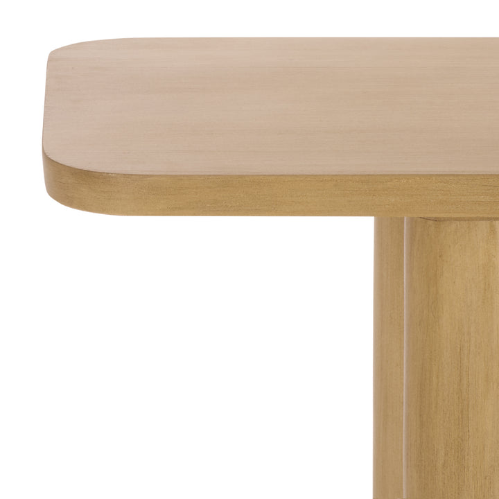 American Home Furniture Safavieh Couture Kathalina Rectangle Wood Console Table