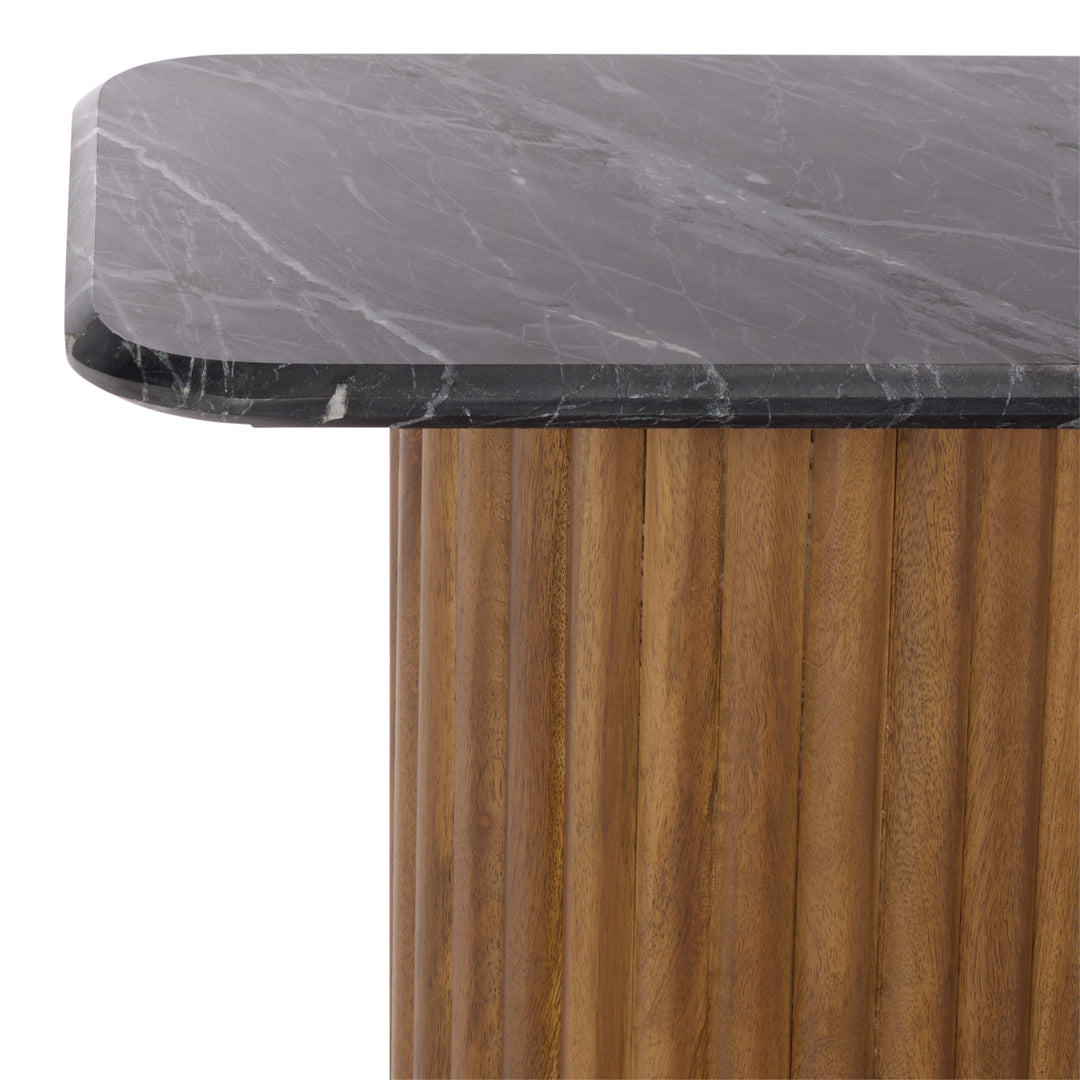 American Home Furniture Safavieh Couture Treyshawn Marble Top Console Table