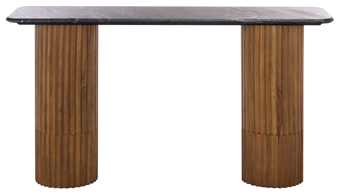 American Home Furniture Safavieh Couture Treyshawn Marble Top Console Table