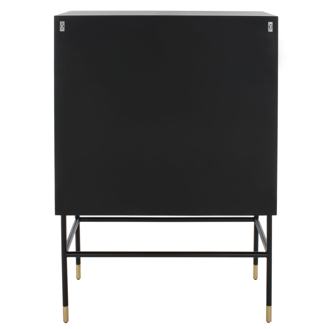 American Home Furniture Safavieh Couture Kimori 3 Shelf Bar Cabinet