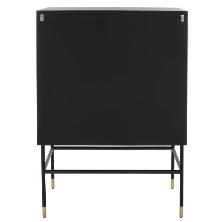 American Home Furniture Safavieh Couture Kimori 3 Shelf Bar Cabinet