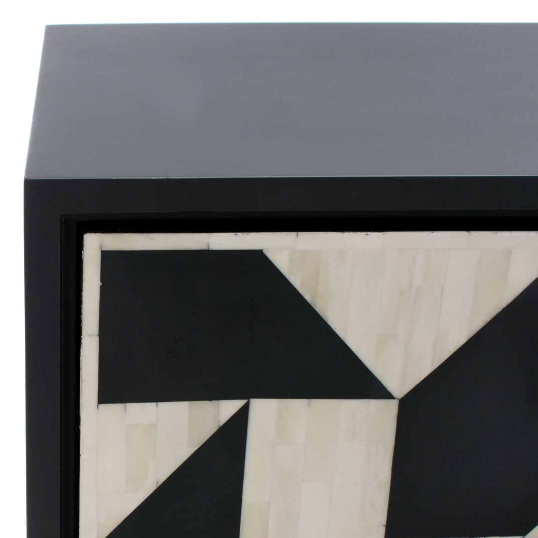 American Home Furniture Safavieh Couture Kimori 3 Shelf Bar Cabinet