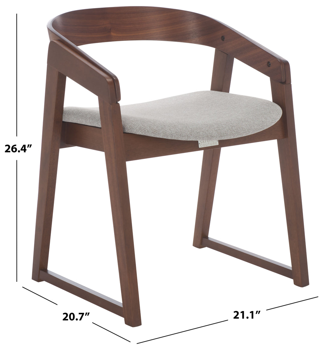 Walnut / Light Grey
