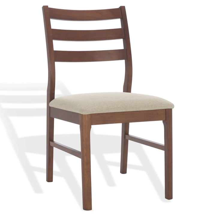 Leroux Wood Ladder Back Dining Chair - Set of 2 - AmericanHomeFurniture