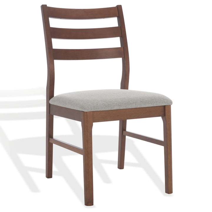 Leroux Wood Ladder Back Dining Chair - Set of 2 - AmericanHomeFurniture
