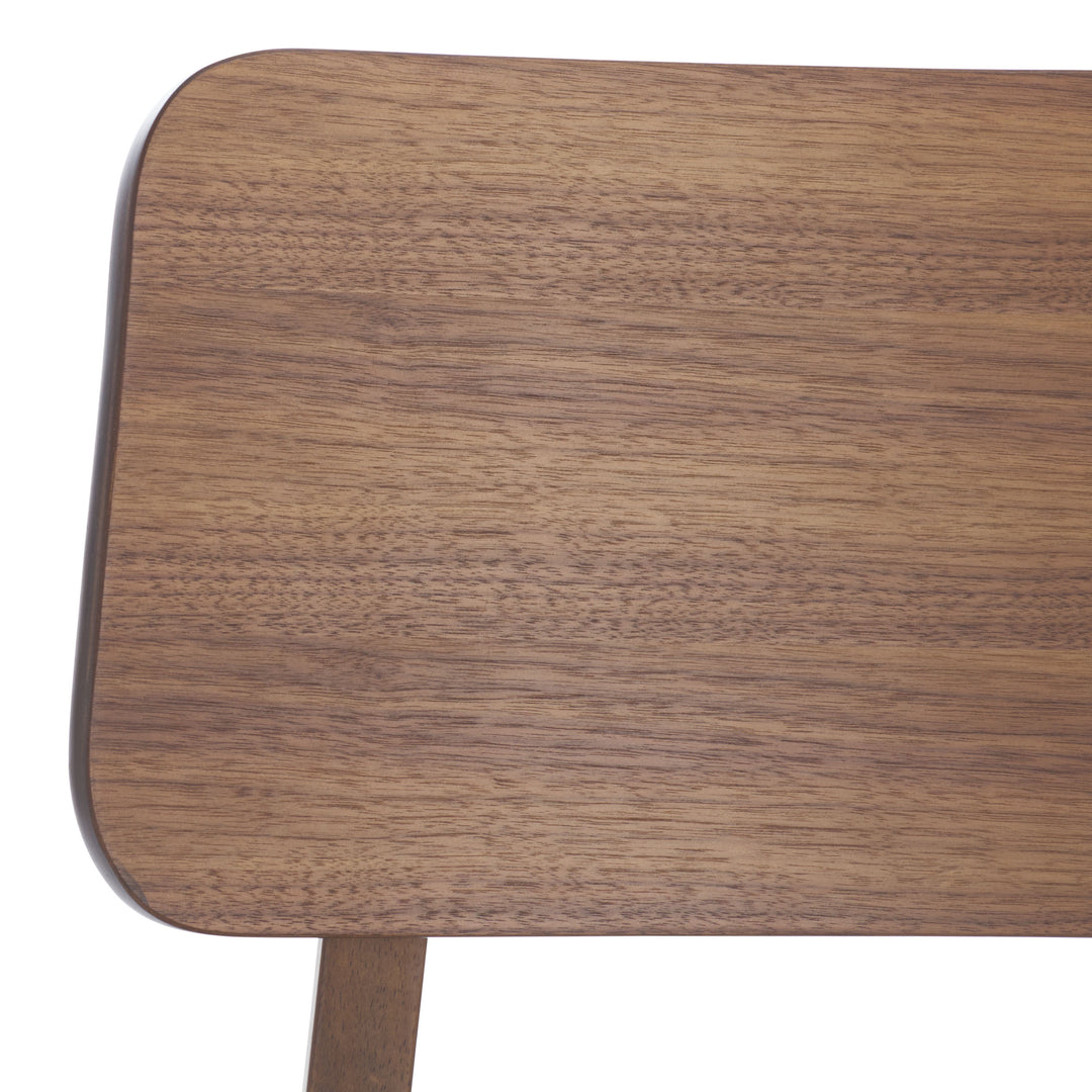 18.5"W x 22.6"D x 32.7"H / Walnut/Beige