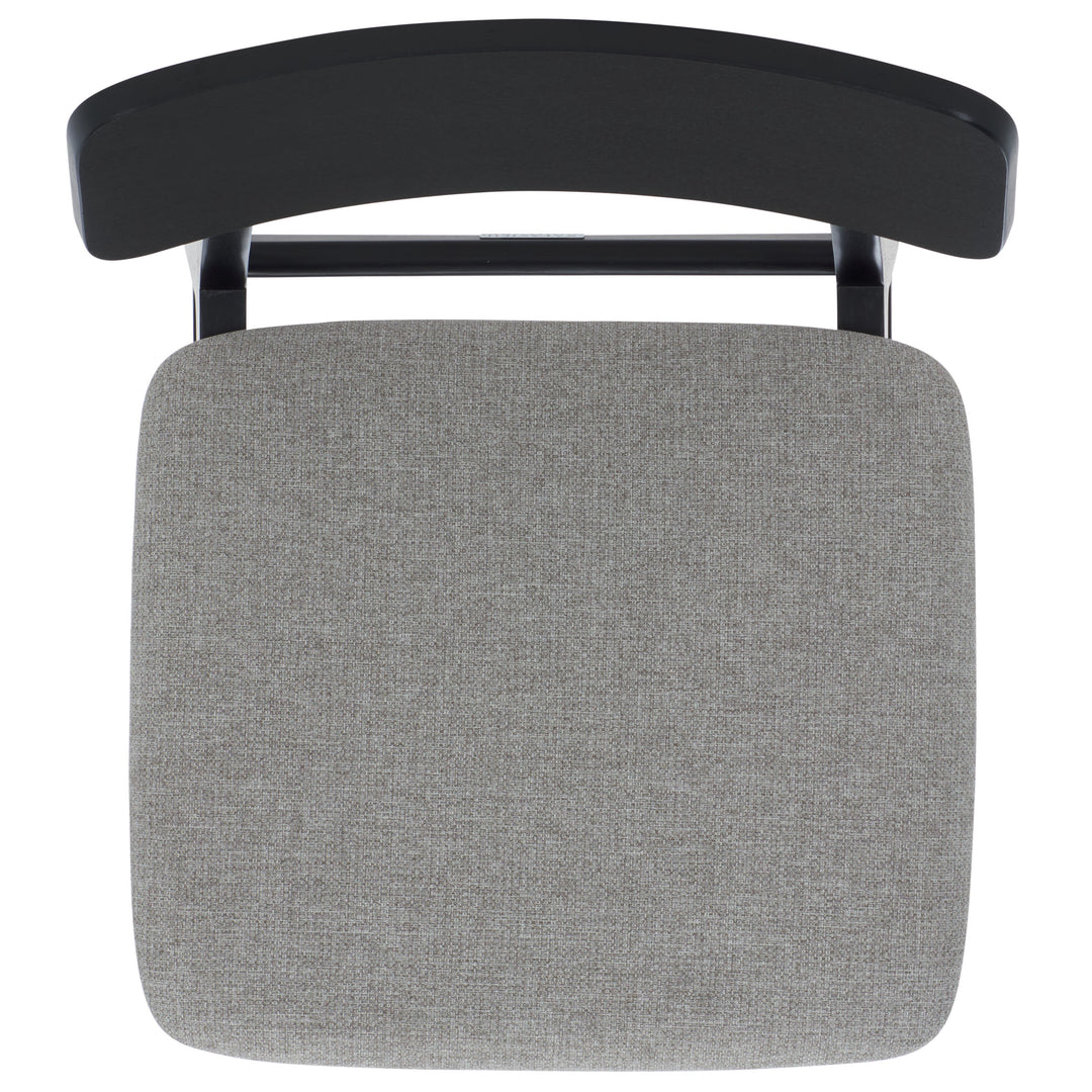 18.5"W x 22.6"D x 32.7"H / Black/Light Grey